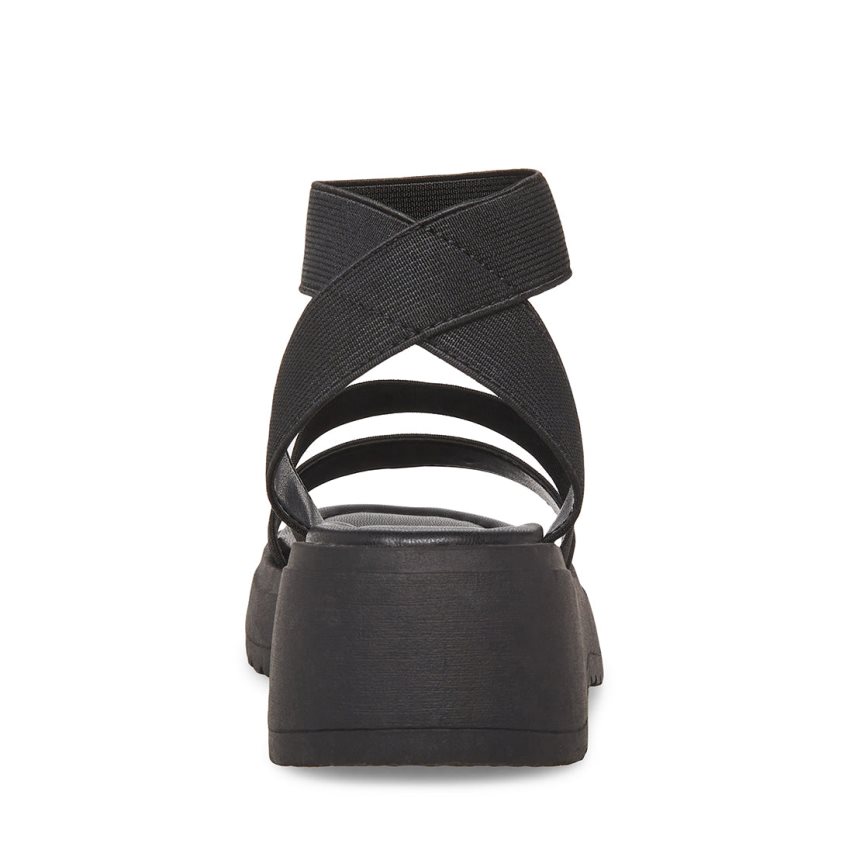 Sandalias de Plataforma Steve Madden Jsammie Niños Negras | ES IZ2698